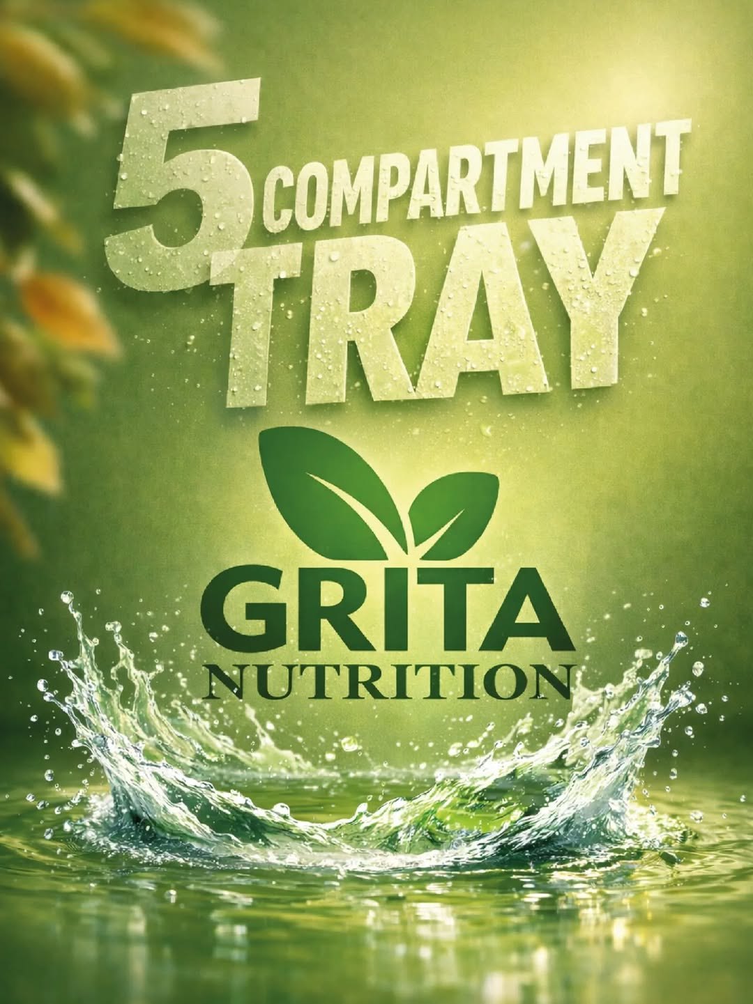 Grita 5 compartment fuel tray