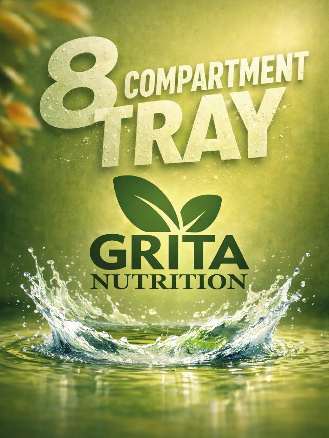 Grita 8 compartment fuel tray
